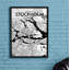 Stockholm City Map - No Frame Print-39393490