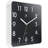 St. Mark Square Wall Clock, White, 10"
