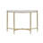 3-Piece Marble Living Room Table Set with with Console, Coffee & End Table