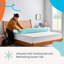Surmatelas en gel à mémoire de forme à 7 zones 1,5 po Linenspa-807100010-807100009