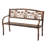 Coneflower Iron Garden Bench