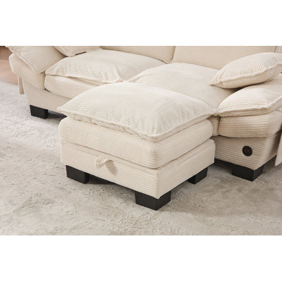 Repose-pieds, peut être utilisé en combinaison avec un canapé, avec plusieurs combinaisons. Un seul siège.
