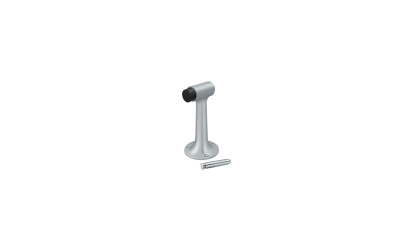 Door Stop, Brushed Chrome