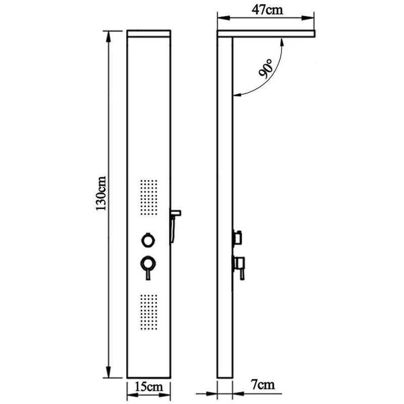 Orem Shower Tower Panel