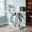 Miroir, table d'entrée, canapé, console, table de chevet