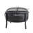 Hagans Round Steel Wood Burning Fire Pit