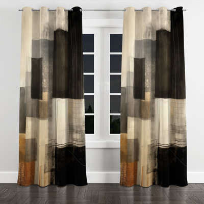 Aurianna - Modern Blackout Grommet Curtain - 1 panel
