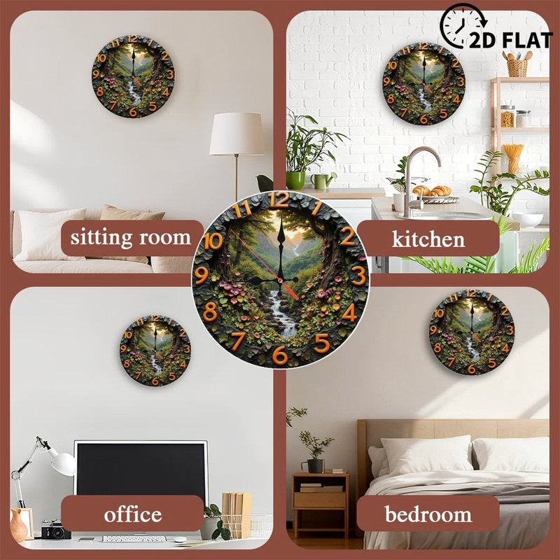 Horloge murale Nature