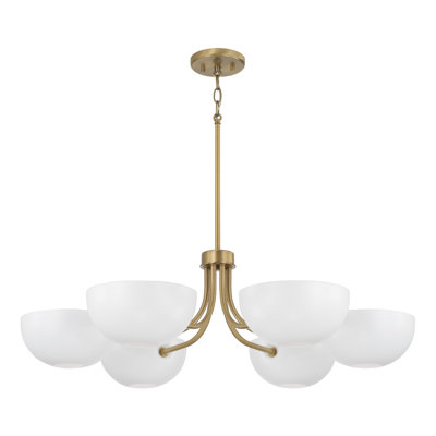 Lustre moderne à 6 lumières Reece