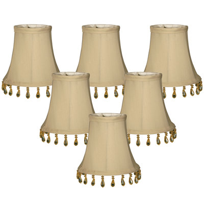 4'' H Silk Bell Candelabra Shade