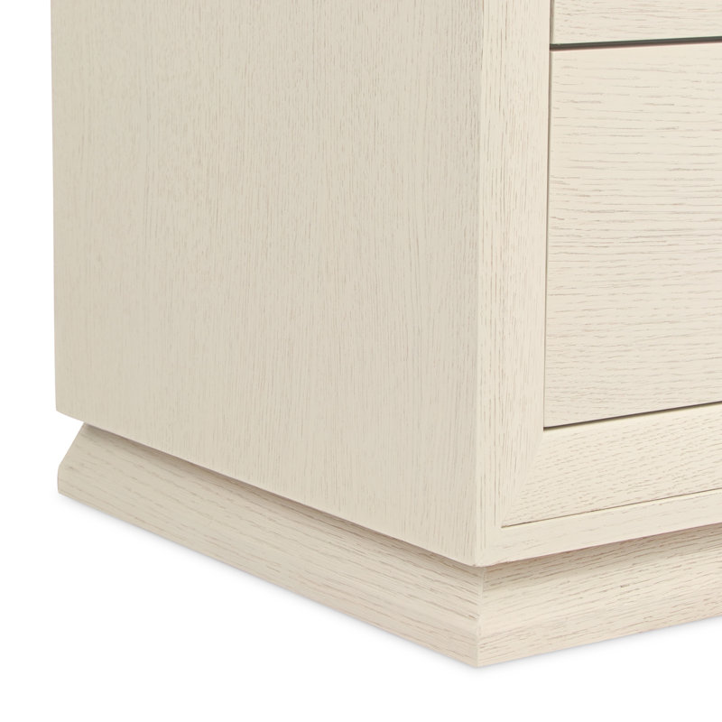 Commode portrait avec éclairage DEL - Blanc albâtre