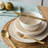 over&back Coupe 12-Piece Semi Hand-Finished Stoneware Dinnerware Set-99305515