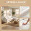 Canapé modulaire en L avec dossier haut, canapé de coin avec tissu chenille flammé, coussin éponge haute densité compressé, lit convertible, canapé sans assemblage peu encombrant-1027307973