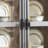 Country Living Vintage Market Cremone Bolt Display Cabinet with LED Light.-114297152