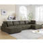 Canapé modulaire 138,5 po, canapé en U, salon, appartement