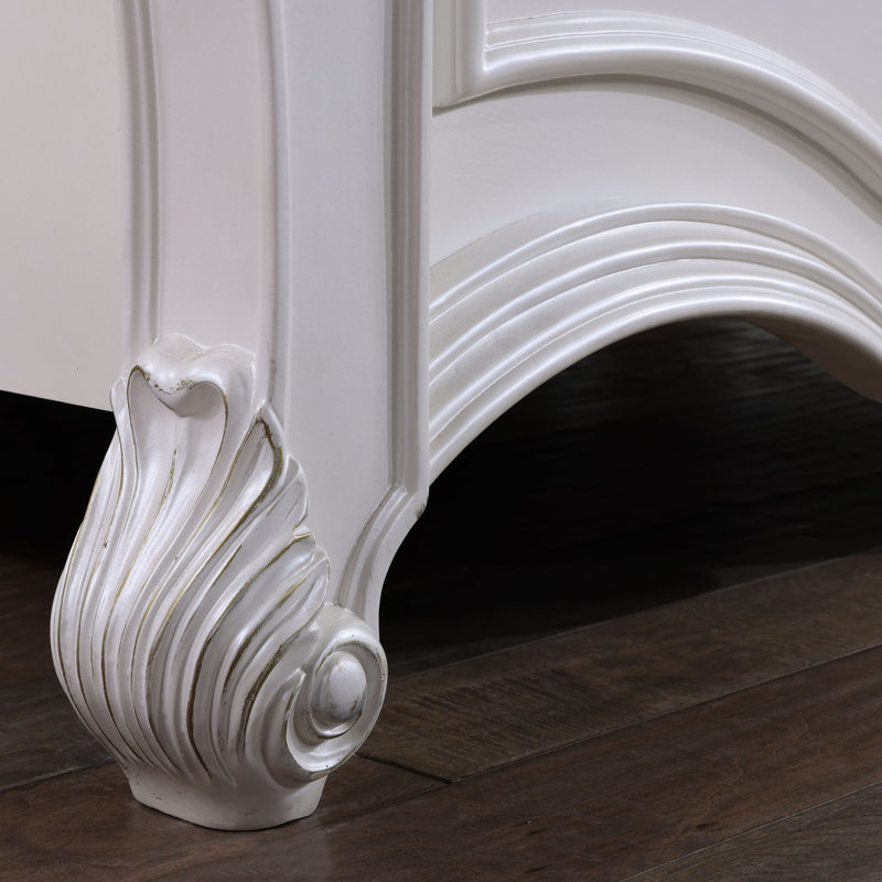 Quinnet Bed, White, King