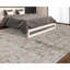 Tapis noir et noir de haute qualité noué à la main