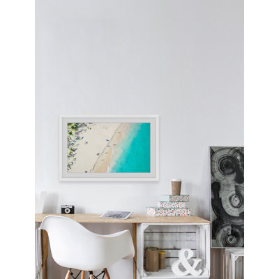 « shoreline »-reproduction de photo sur papier encadrée