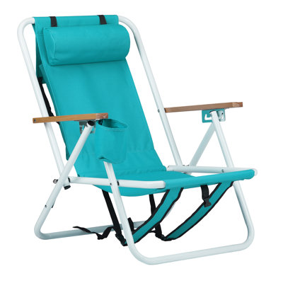 Draughn Reclining/Folding Beach Chair by Freeport Park