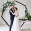 Arche de bois Heptagonal en bois 7 pi pour la cérémonie de mariage