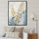 "Blue and Golden Ferns Symphony IV", reproduction d'art sur toile