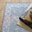 Tapis oriental bleu touffeté-349070752