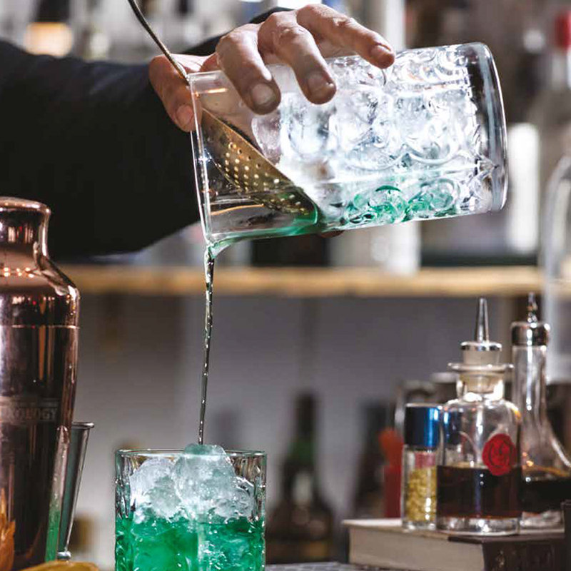 Crépine à cocktail en acier inoxydable