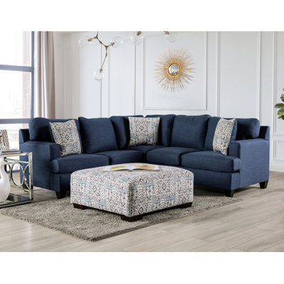 Penley Upholstered L-Shaped Sectional Symmetrical