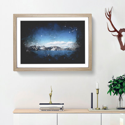 Crater Lake in Oregon - Framed Print