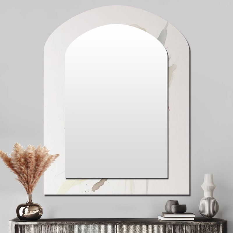 Miroir mural Touched By Mustard, 43 po x 33 po