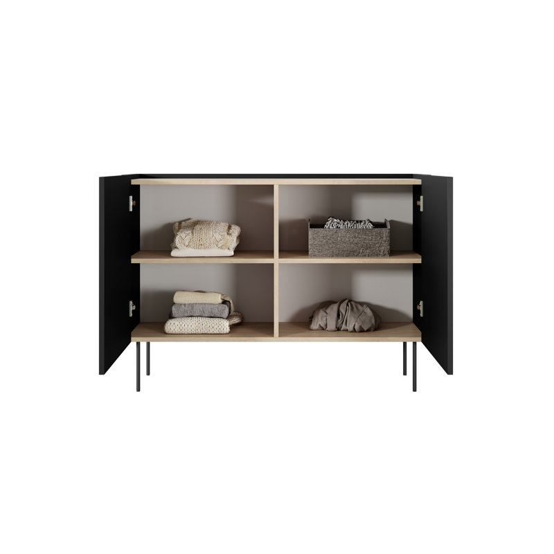 Bernistine 120cm Sideboard, Black