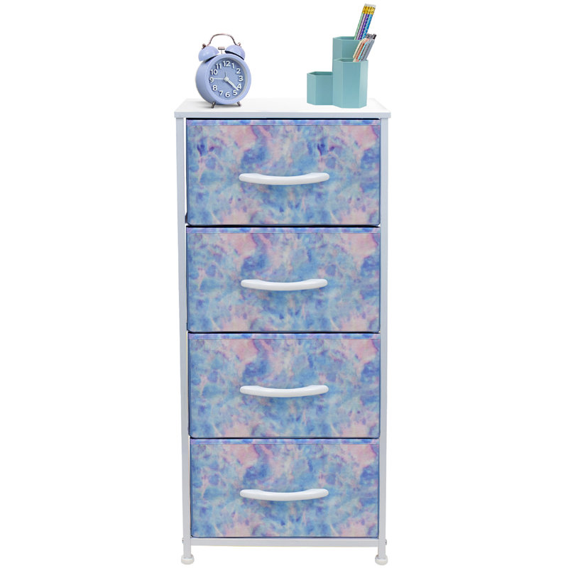 Commode 4 tiroirs - Teinture Tie Dye