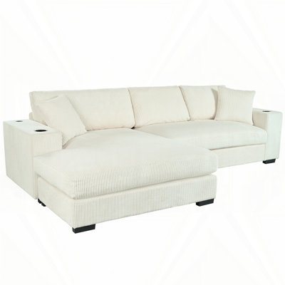 Mirod Large Sectional Sofa with Thick Cushions