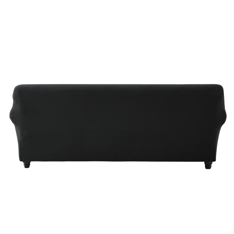 Luxury Microfiber Spandex Box Cushion Sofa Slipcover – Soft, Breathable, Wrinkle-Resistant & Durable Anti-Slip Furniture Protector