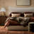 Dalisha 17" Velvet Round Ottoman