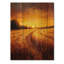 Countryside Golden Fields At Sunset II - Countryside Wood Wall Decor - On Natural Pine Wood-2091097637