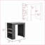 Îlot de cuisine avec 3 tablettes latérales, P 23,2 po x l 36,2 po | Moderne | Bois d'ingénierie-1065625747