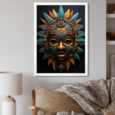Jeilani, masque tribal africain, bamileke