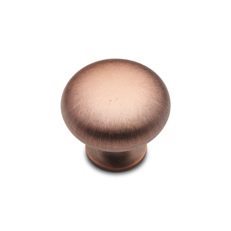 Poignée globe Globe CK Series, H 1,25 po x l 1,25 po x P 1,06 po, Distressed Copper