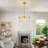 Kaan 5-Light Drum Crystal Glass Chandelier