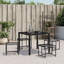 Ralpha Garden Stools Black Poly Rattan