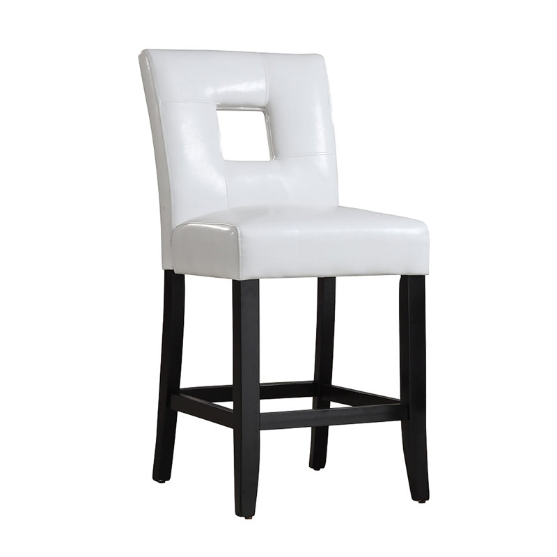 Aayush 26.25" Counter Stool, White