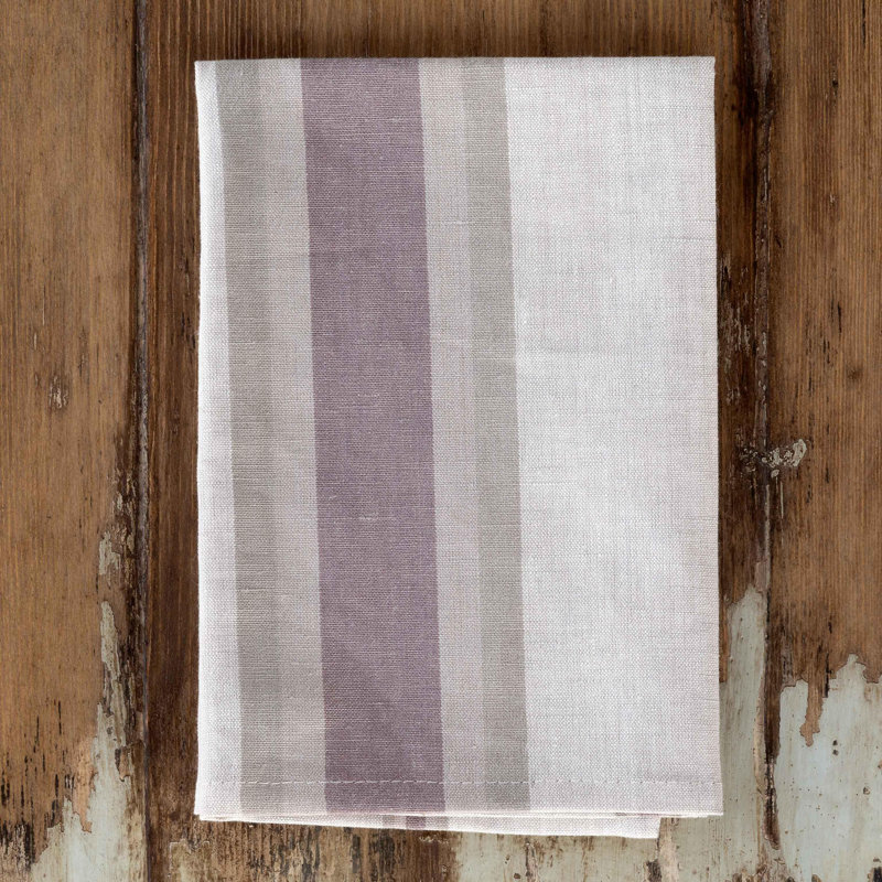 Linen Striped Rectangle Napkin