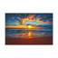 «Sunrise On The Beach Ocean», art mural sur toile