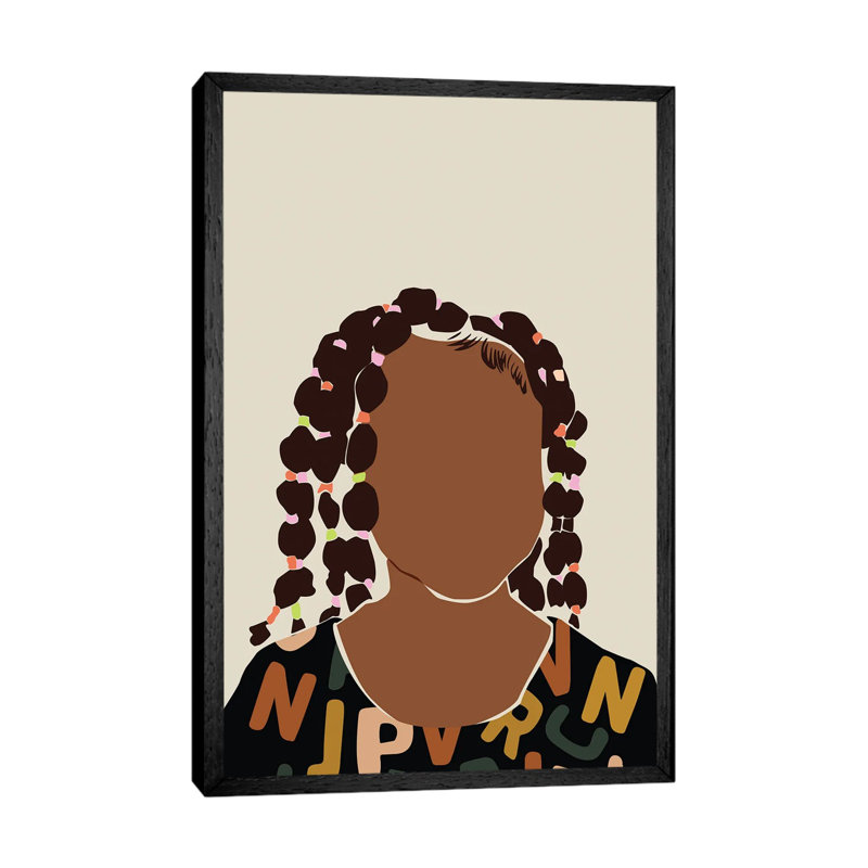 Black Girl Magic - Print on Canvas, Black Framed, 152.5 cm H x 101.5 cm W