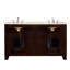 Ensemble de meuble-lavabo de salle de bain double 60 po Kyng