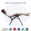 Chaise rembourrée inclinable zéro gravité avec coussin-61786435