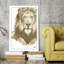 «Mute Lion», reproduction de peinture acrylique-31936685-32140749