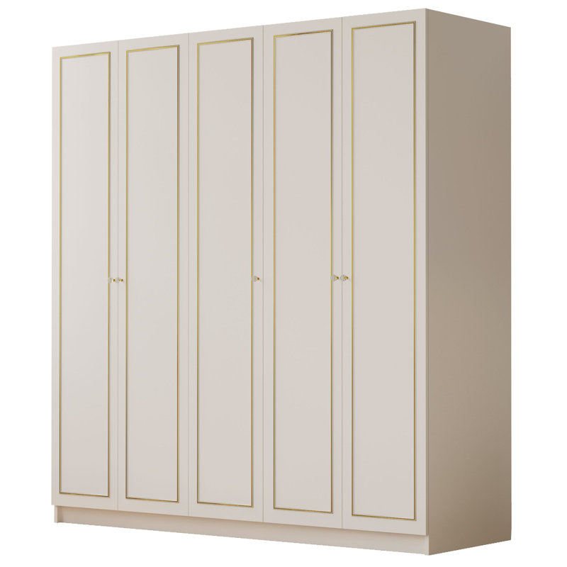 Valles 5 Door Manufactured Wood Wardrobe