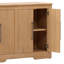 Humphrey's 86" Wide Pine Wood Sideboard, Black-1340380843